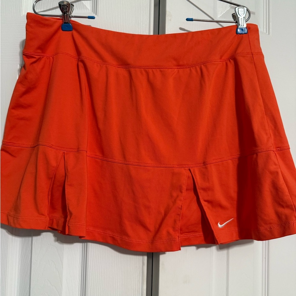 Nike Orange tennis Mini Skirt Athletic